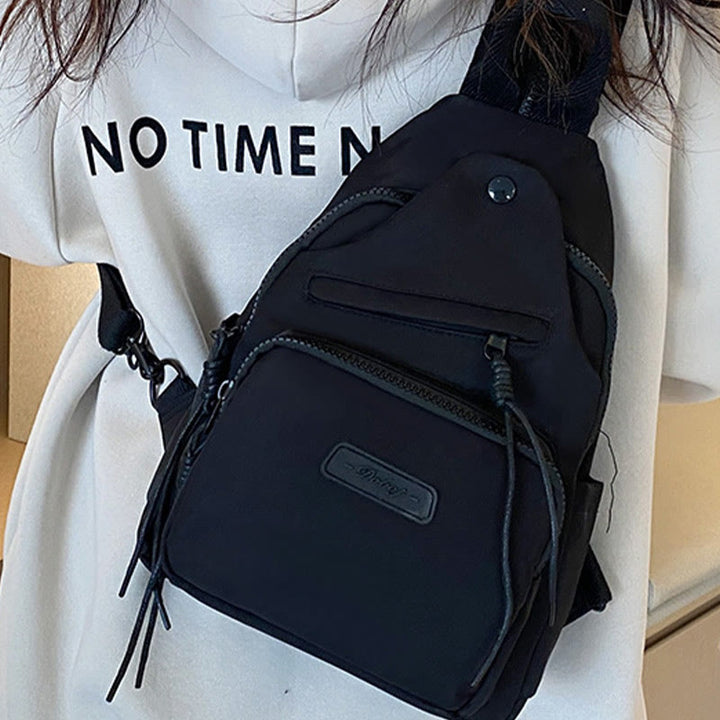 Lässiger Wander-Tagesrucksack, Nylon-Umhängetasche, Sling-Rucksack für Frauen