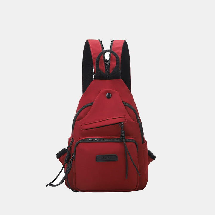 Lässiger Wander-Tagesrucksack, Nylon-Umhängetasche, Sling-Rucksack für Frauen