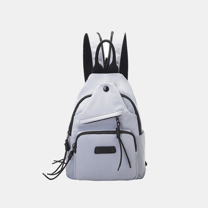Lässiger Wander-Tagesrucksack, Nylon-Umhängetasche, Sling-Rucksack für Frauen
