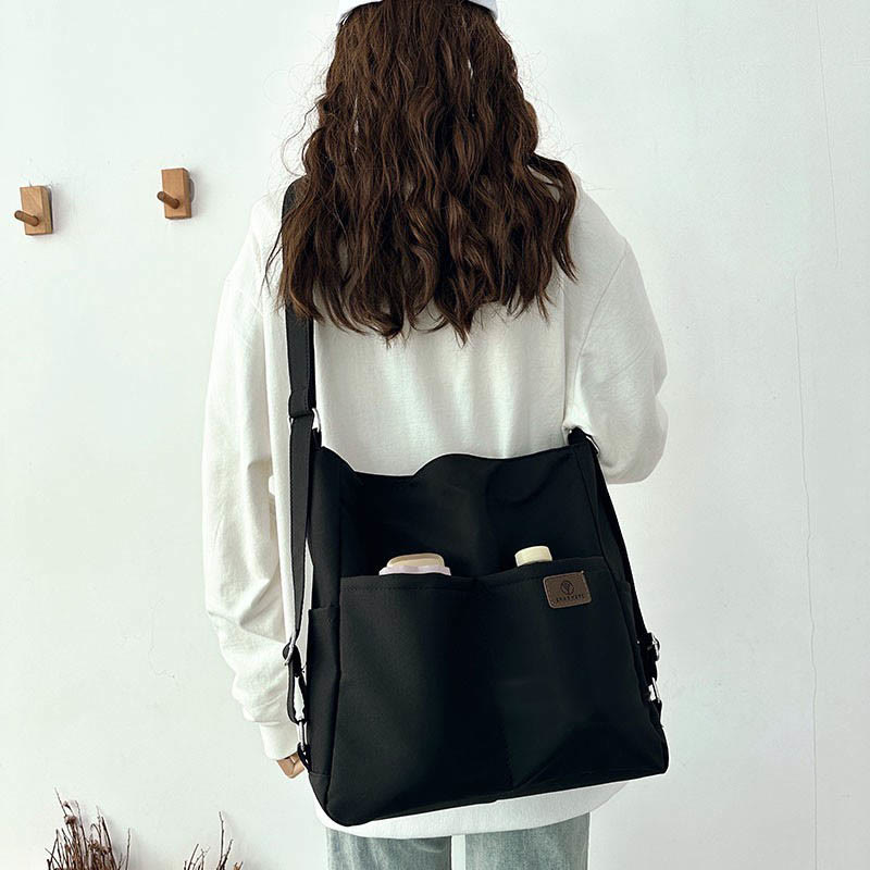 Leichte Nylon Tote Umhängetasche Rucksack Handtasche Hobo Bag für Frauen