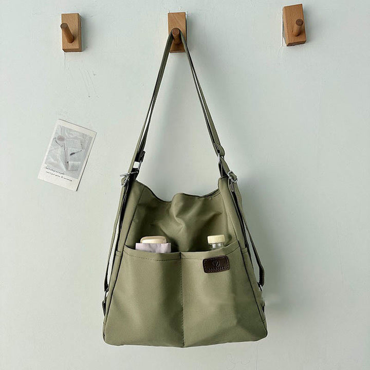 Leichte Nylon Tote Umhängetasche Rucksack Handtasche Hobo Bag für Frauen