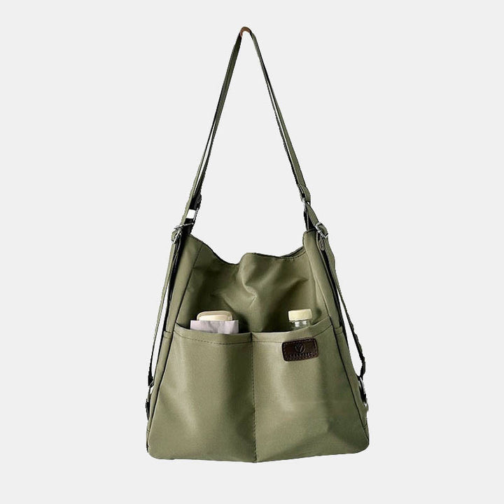 Leichte Nylon Tote Umhängetasche Rucksack Handtasche Hobo Bag für Frauen
