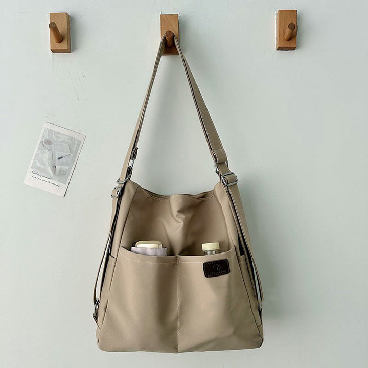 Leichte Nylon Tote Umhängetasche Rucksack Handtasche Hobo Bag für Frauen