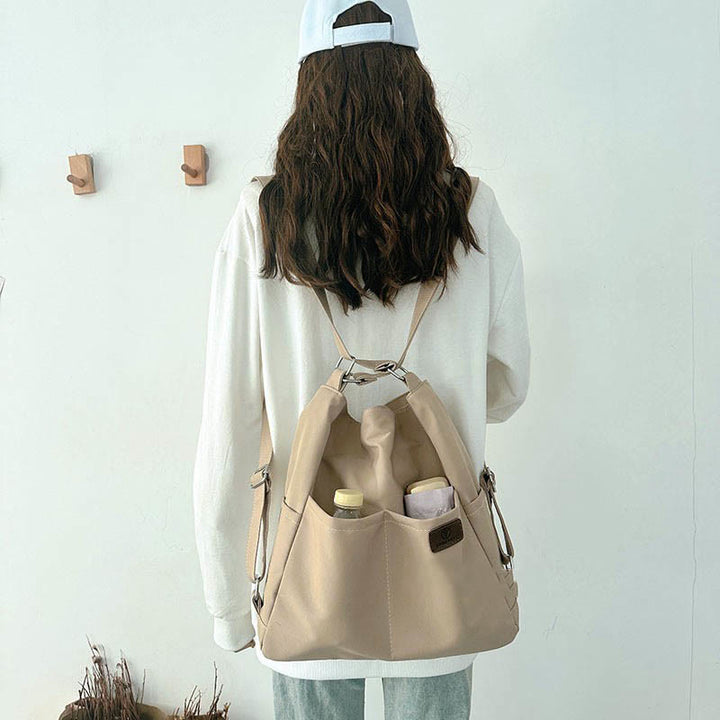 Leichte Nylon Tote Umhängetasche Rucksack Handtasche Hobo Bag für Frauen