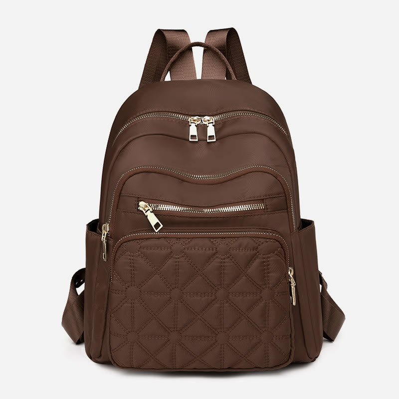 Leichter gesteppt Damen Rucksack Handtasche Arbeit Reisen Mini Rucksack Tagesrucksack