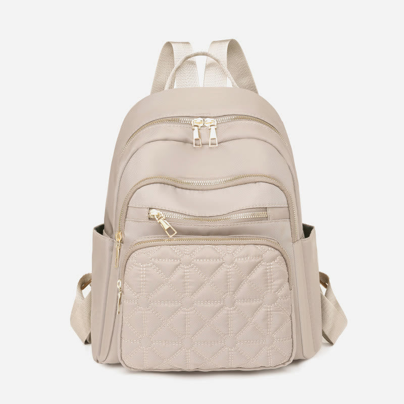 Leichter gesteppt Damen Rucksack Handtasche Arbeit Reisen Mini Rucksack Tagesrucksack