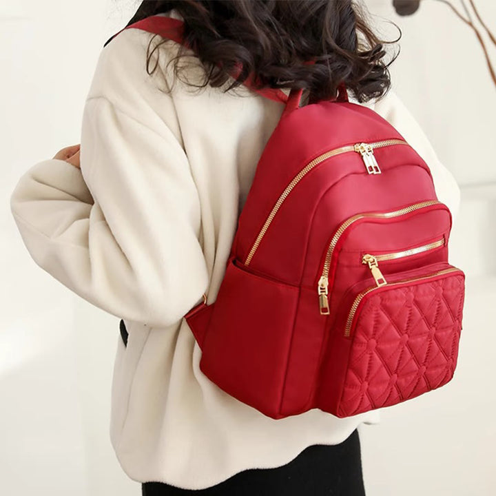 Leichter gesteppt Damen Rucksack Handtasche Arbeit Reisen Mini Rucksack Tagesrucksack