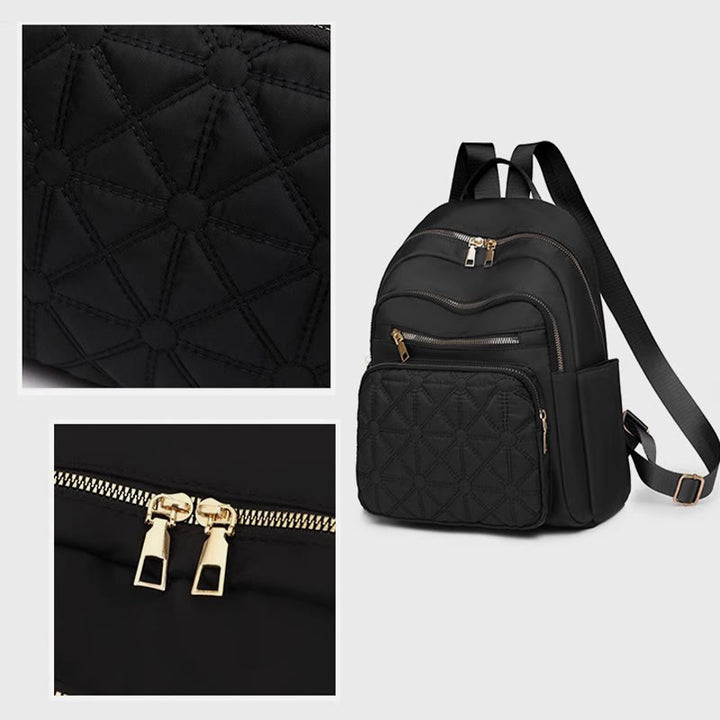 Leichter gesteppt Damen Rucksack Handtasche Arbeit Reisen Mini Rucksack Tagesrucksack