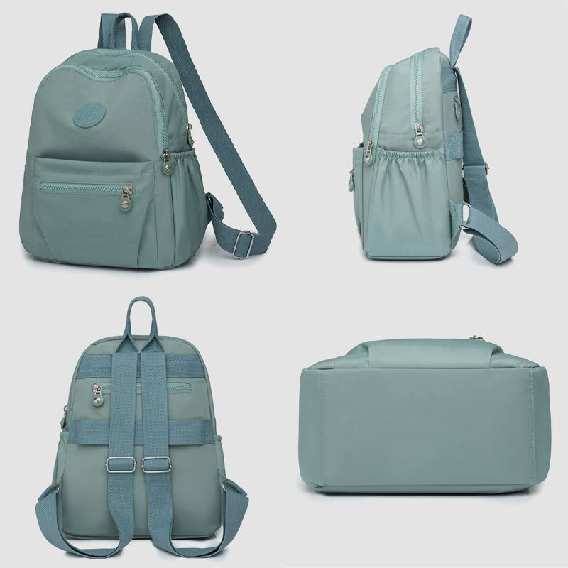 Leichter kleiner Rucksack Multi-Taschen Mini Reise-Tagesrucksack für Frauen