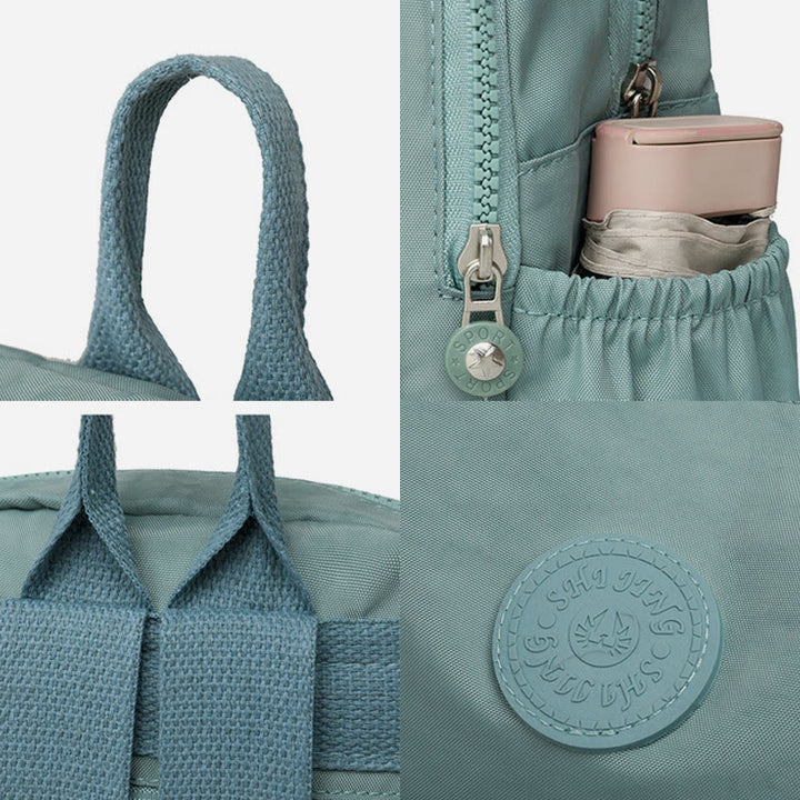 Leichter kleiner Rucksack Multi-Taschen Mini Reise-Tagesrucksack für Frauen