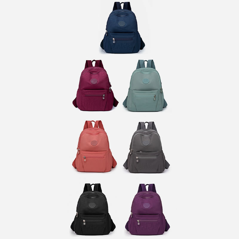 Leichter kleiner Rucksack Multi-Taschen Mini Reise-Tagesrucksack für Frauen