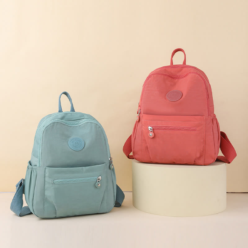 Leichter kleiner Rucksack Multi-Taschen Mini Reise-Tagesrucksack für Frauen
