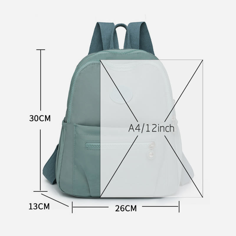 Leichter kleiner Rucksack Multi-Taschen Mini Reise-Tagesrucksack für Frauen