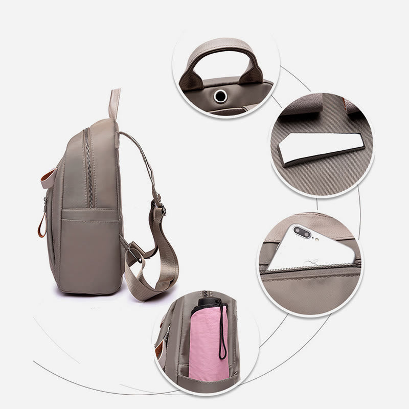 Langlebiger Oxford Fashion Rucksack für Frauen Kleiner Reise Freizeit Rucksack