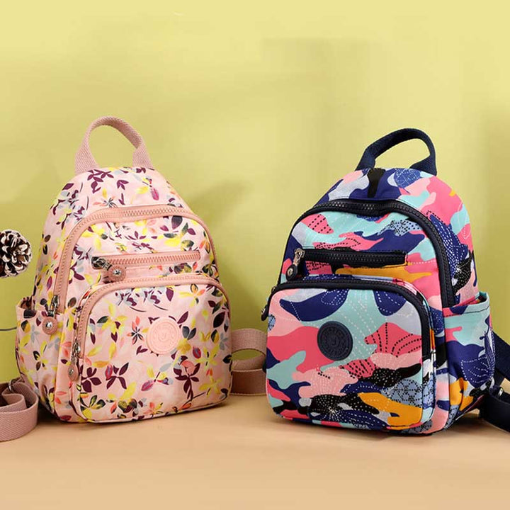 Leichter kompakter Reise-Rucksack für Frauen Funktionaler Mini-Rucksack