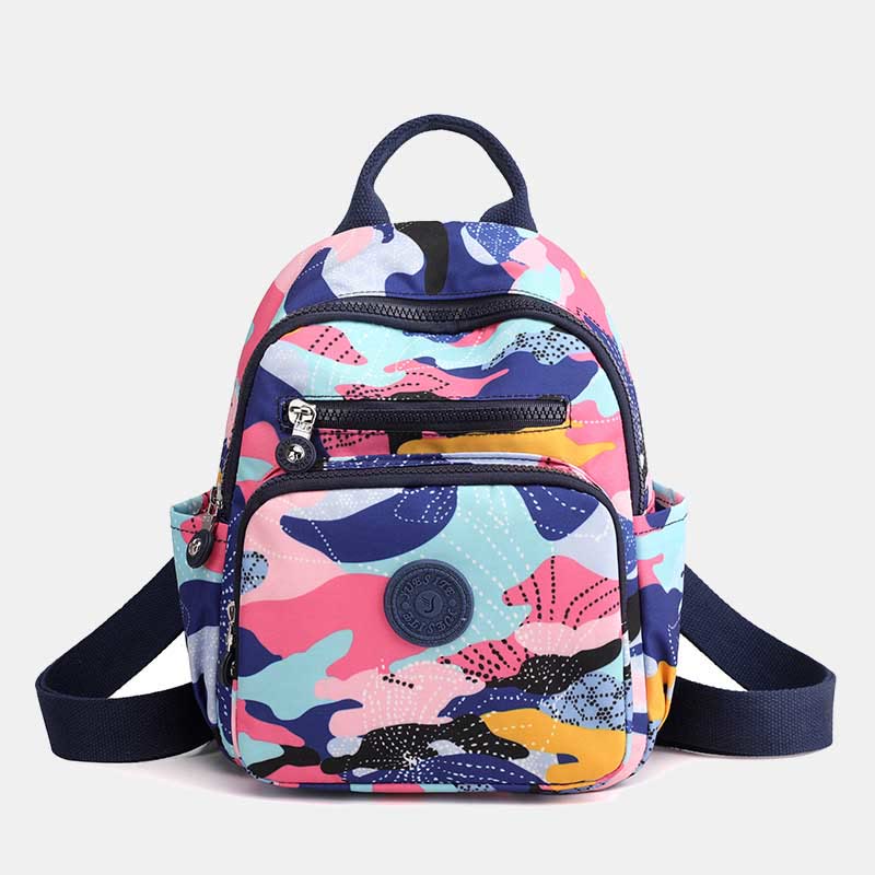 Leichter kompakter Reise-Rucksack für Frauen Funktionaler Mini-Rucksack