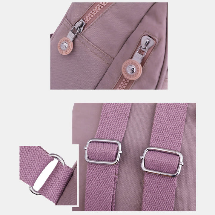 Mini Rucksack Handtasche Einfarbiger Reiserucksack Tagesrucksack für Frauen
