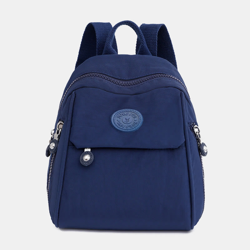 Mini Rucksack Handtasche Einfarbiger Reiserucksack Tagesrucksack für Frauen