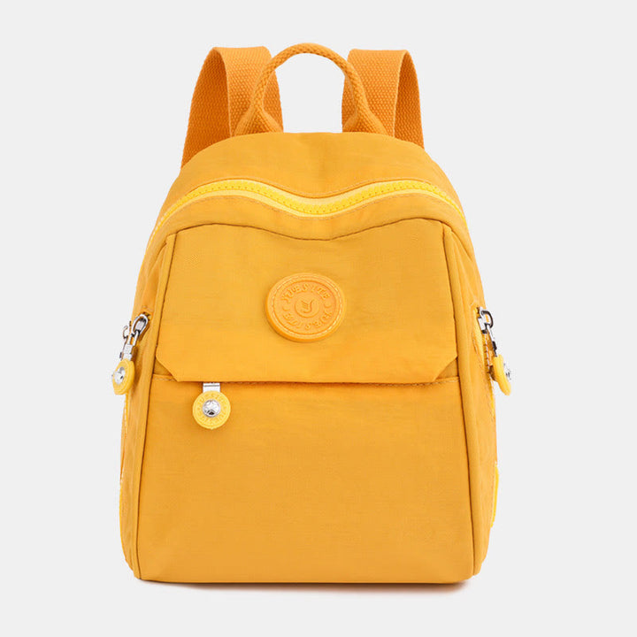 Mini Rucksack Handtasche Einfarbiger Reiserucksack Tagesrucksack für Frauen