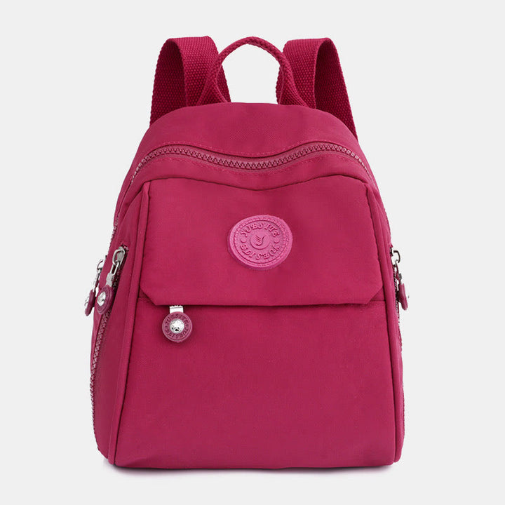Mini Rucksack Handtasche Einfarbiger Reiserucksack Tagesrucksack für Frauen