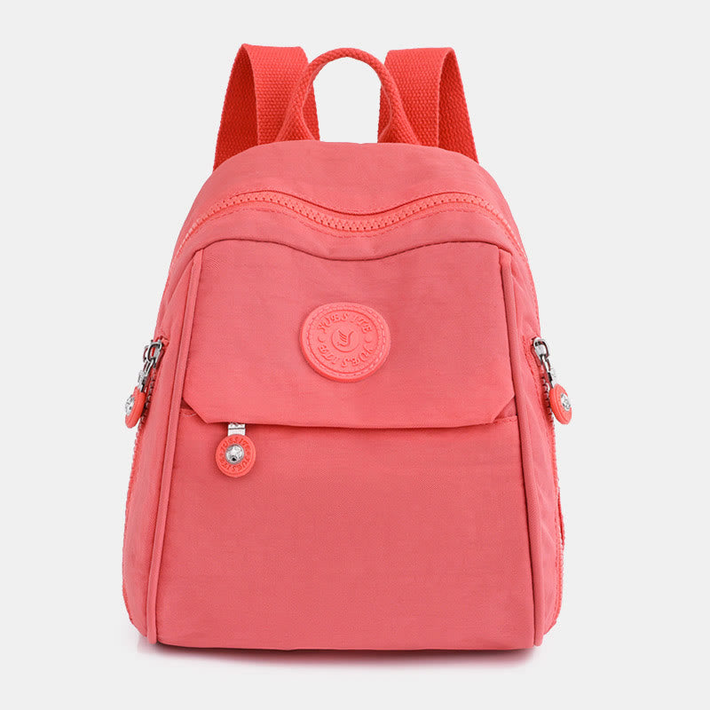 Mini Rucksack Handtasche Einfarbiger Reiserucksack Tagesrucksack für Frauen
