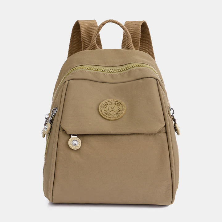 Mini Rucksack Handtasche Einfarbiger Reiserucksack Tagesrucksack für Frauen