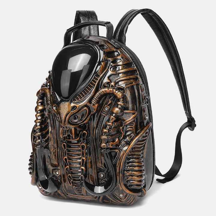 Einzigartiger, ungewöhnlicher veganer Leder-Rucksack Neuheit-Party-Tasche