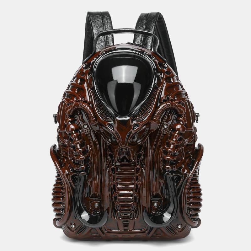 Einzigartiger, ungewöhnlicher veganer Leder-Rucksack Neuheit-Party-Tasche
