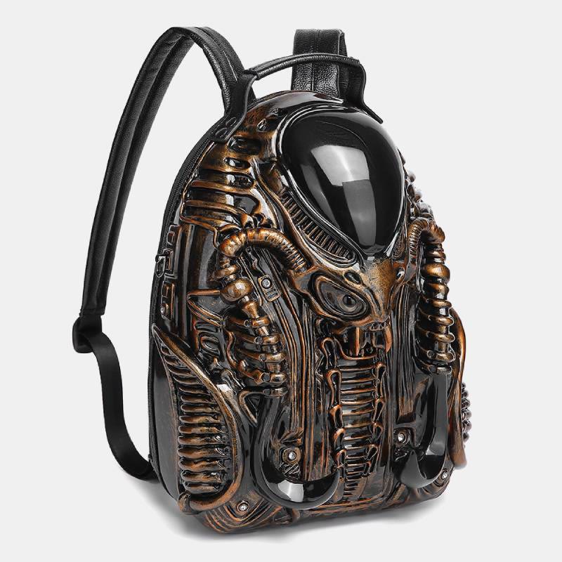 Einzigartiger, ungewöhnlicher veganer Leder-Rucksack Neuheit-Party-Tasche