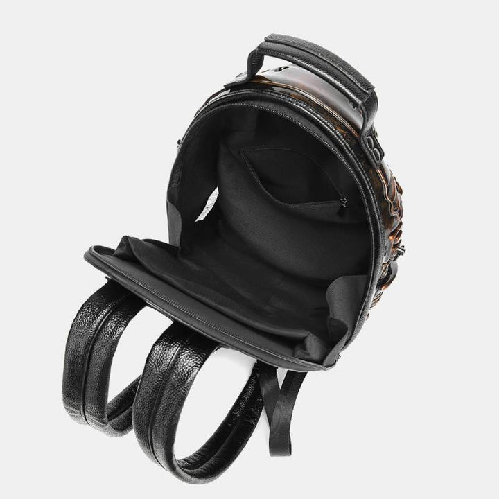 Einzigartiger, ungewöhnlicher veganer Leder-Rucksack Neuheit-Party-Tasche