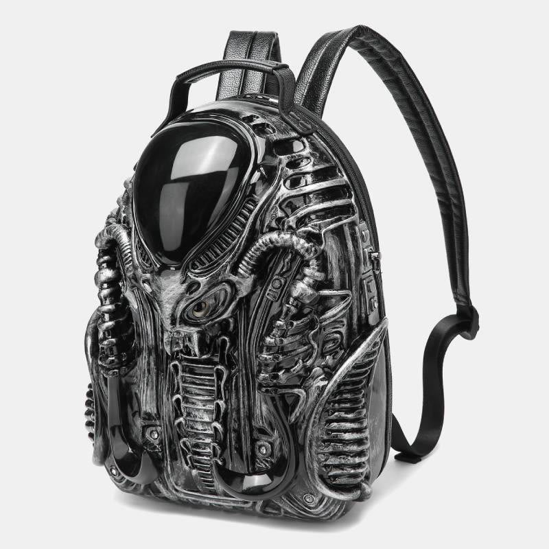 Einzigartiger, ungewöhnlicher veganer Leder-Rucksack Neuheit-Party-Tasche