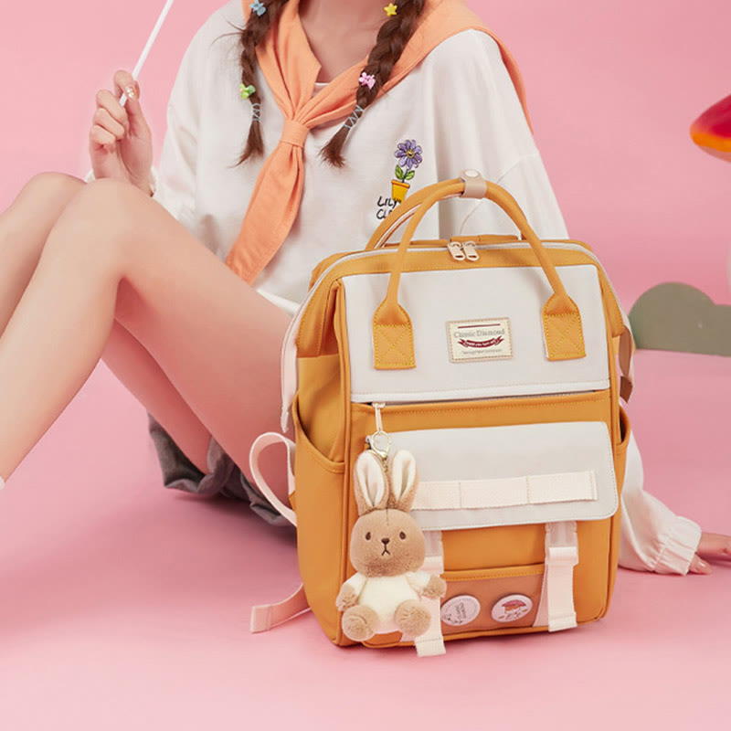 Süßer Rucksack für Frauen und Teenager, Büchertasche, leichte, wasserdichte Laptoptasche