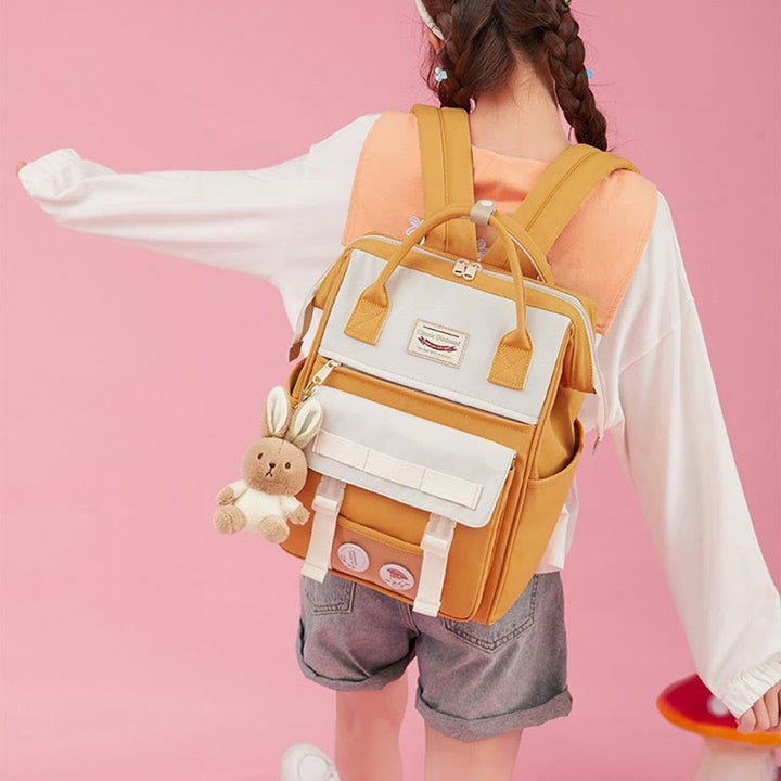 Süßer Rucksack für Frauen und Teenager, Büchertasche, leichte, wasserdichte Laptoptasche