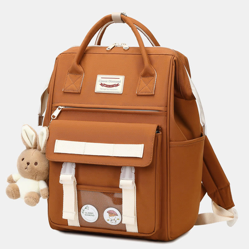 Süßer Rucksack für Frauen und Teenager, Büchertasche, leichte, wasserdichte Laptoptasche
