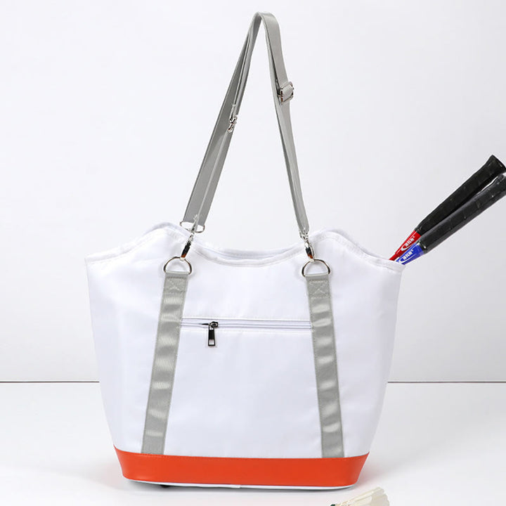 Große Kapazität Tennis Pickleball Schläger Tasche Tote Schulter Handtasche
