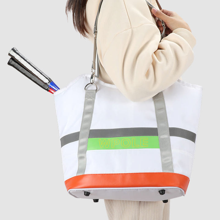 Große Kapazität Tennis Pickleball Schläger Tasche Tote Schulter Handtasche