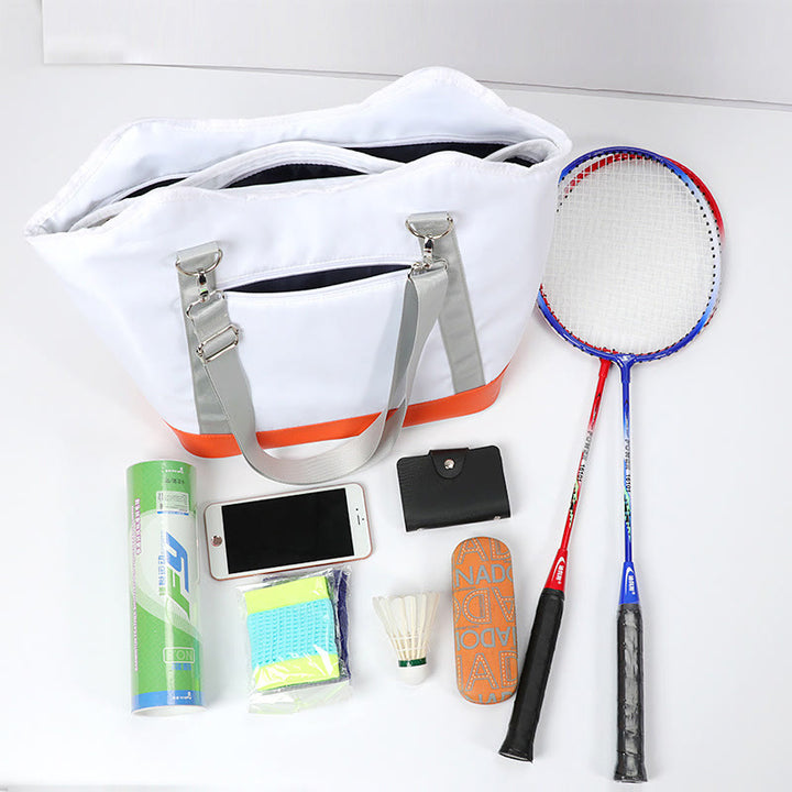 Große Kapazität Tennis Pickleball Schläger Tasche Tote Schulter Handtasche