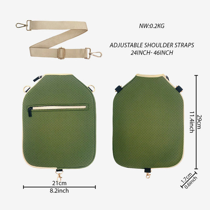 Neopren-Pickleball-Paddle-Cover Schlägerhülle mit Tragegurt