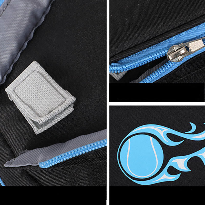 Tennisrucksack Schlägertasche für Damen Herren mit Schuhfach