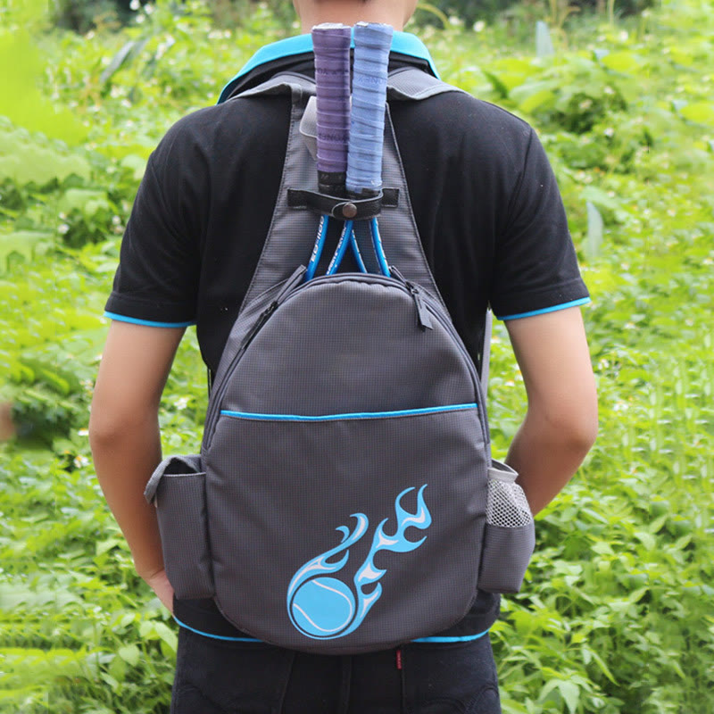 Leichte Umhängetasche mit Tennisschläger, wandelbarer Rucksack für Damen und Herren