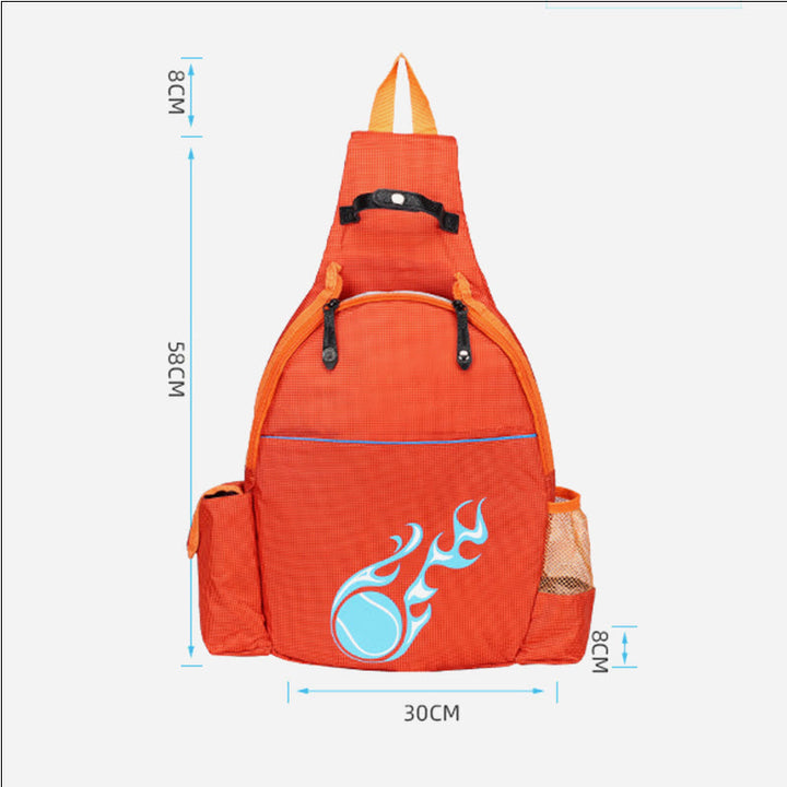 Leichte Umhängetasche mit Tennisschläger, wandelbarer Rucksack für Damen und Herren