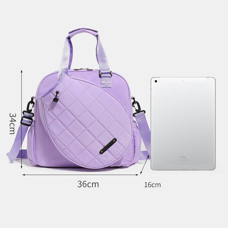 Schlägertasche für Tennis Badminton Outdoor Sports Rucksack Tote - Pflaume - Tote - image 32