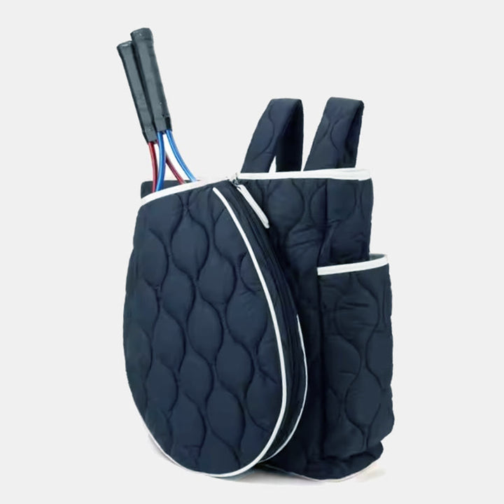 Gesteppte Tennisschläger-Umhängetasche, umwandelbarer Rucksack, Pickleball-Tasche