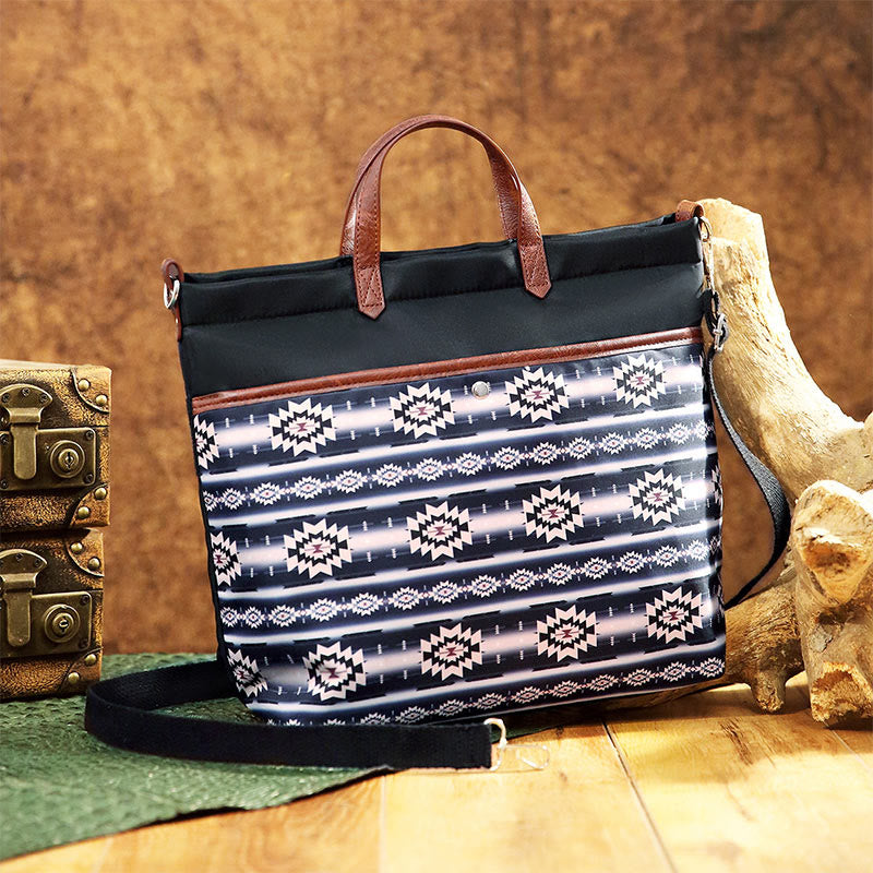 Einzigartige Tragetasche im Boho-Stil, wasserdichte Umhängetasche mit Henkel