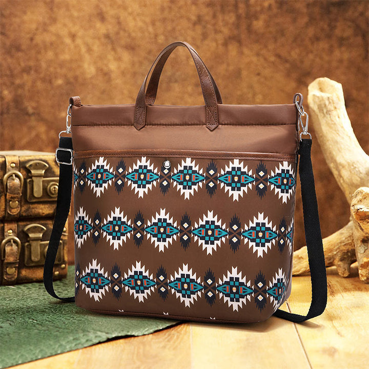 Einzigartige Tragetasche im Boho-Stil, wasserdichte Umhängetasche mit Henkel