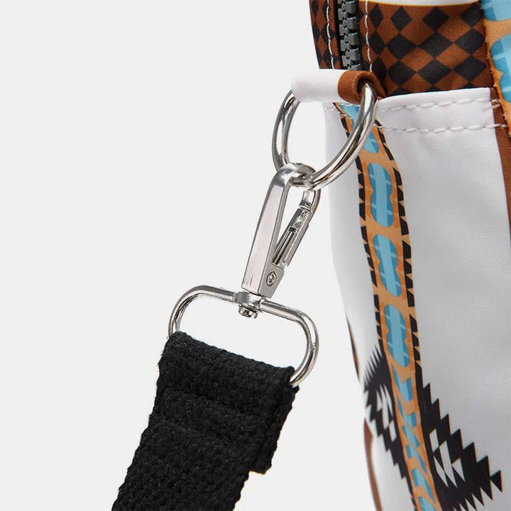 Boho Handtasche Umhängetasche Cabrio Rucksack leichte Nylon Geldbörse
