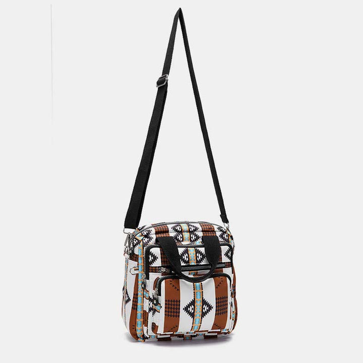 Boho Handtasche Umhängetasche Cabrio Rucksack leichte Nylon Geldbörse