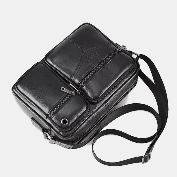 Messenger Bag für Herren, Business, einfarbig, geräumige Umhängetasche