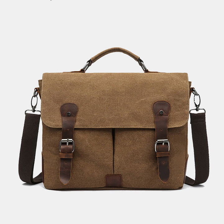 Canvas Messenger Bag 13 Zoll Laptop Schultertasche Crossbody Geldbörse