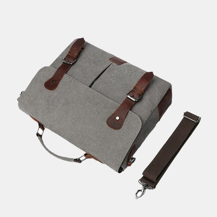 Canvas Messenger Bag 13 Zoll Laptop Schultertasche Crossbody Geldbörse